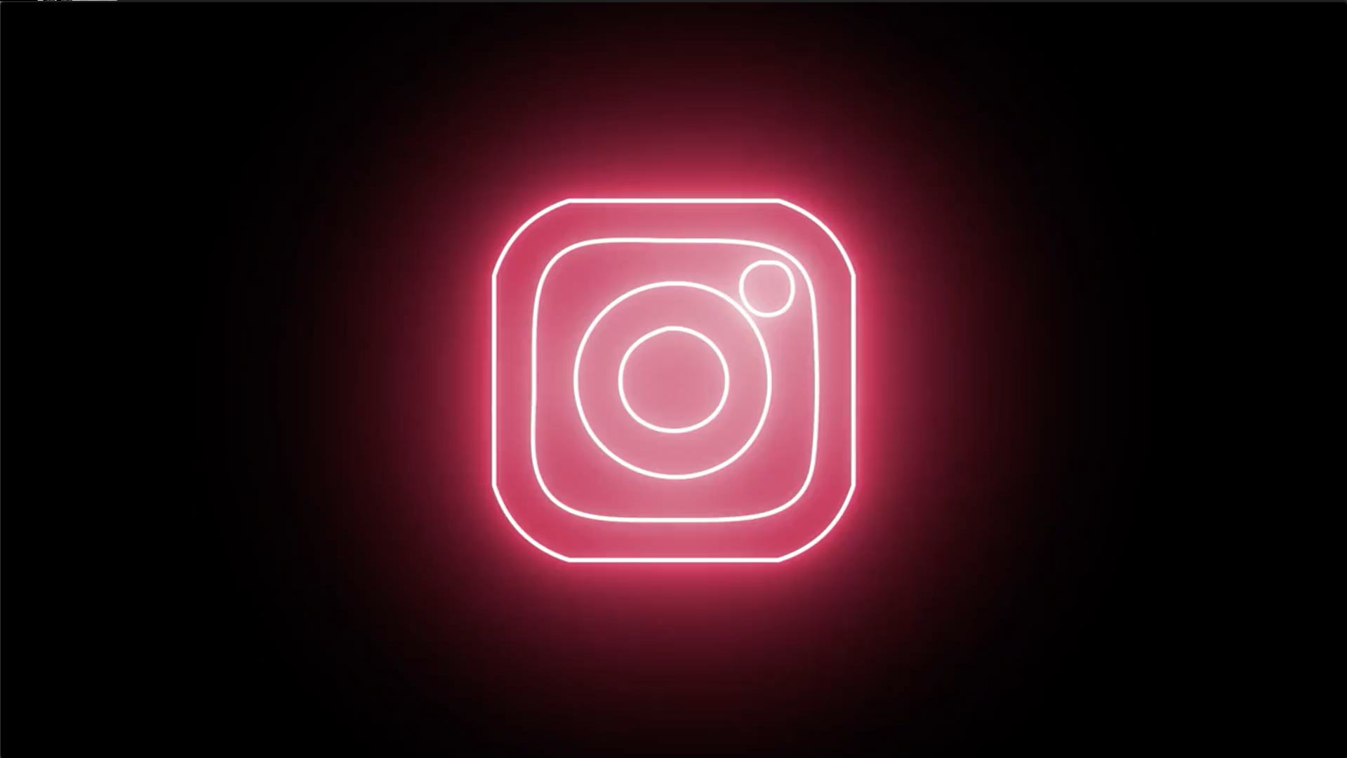 Neon Camera Lighting On A Glowing Table Background, 3d Instagram Logo With  Neon Glow, Hd Photography Photo, Instagram Background Image And Wallpaper  for Free Download