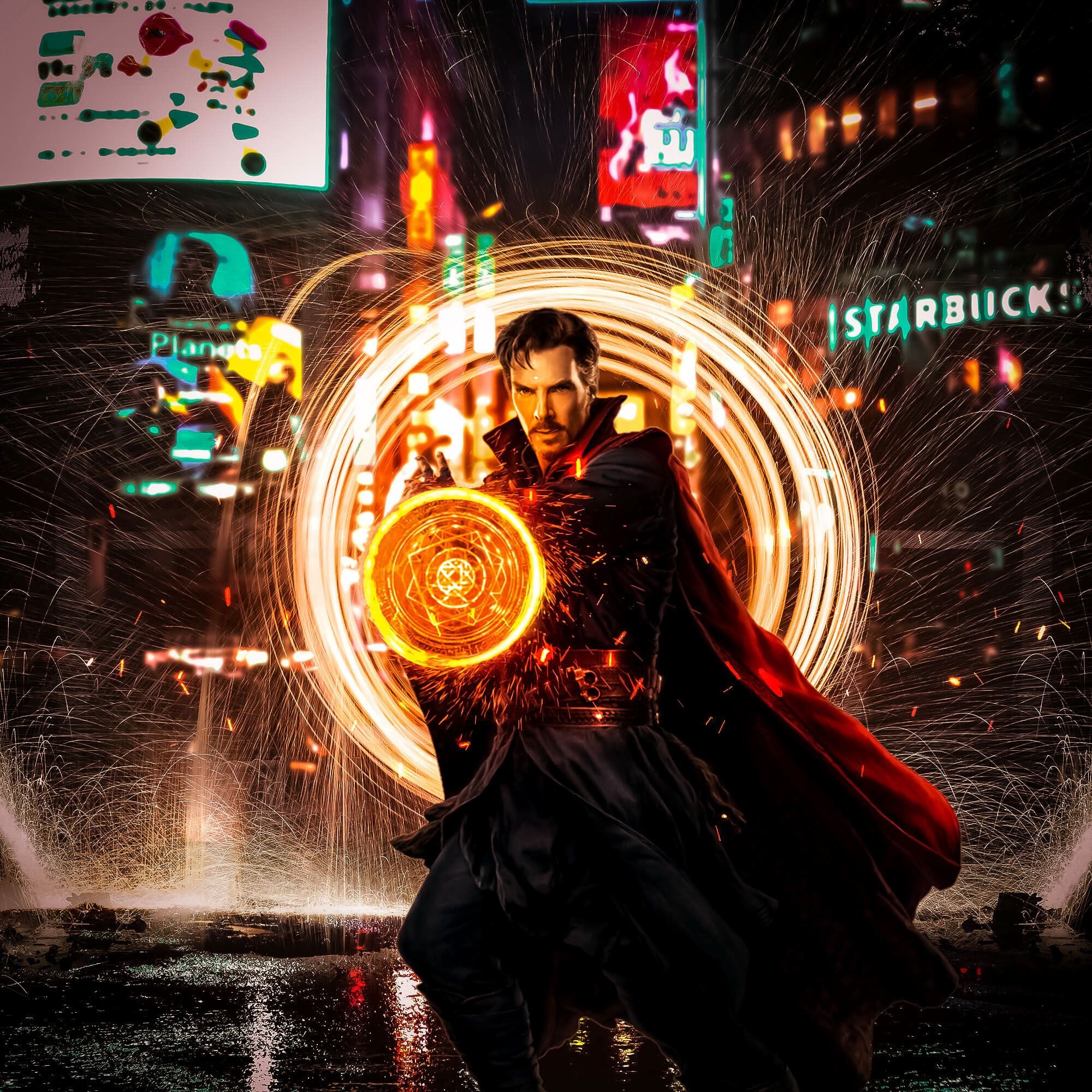 Marvel Anime Fgures Doctor Strange Pvc Toys In The Multiverse Of Madness  Cosplay Led Magic Spell Disc 1:1 Superhero Action Figma - Action Figures -  AliExpress