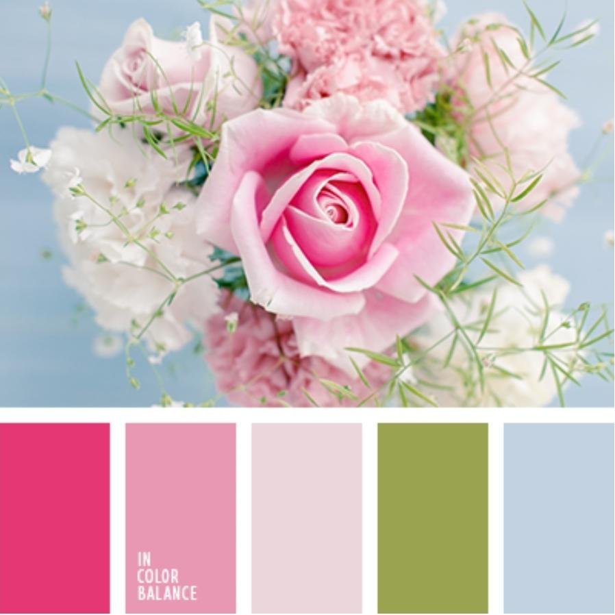 Shades of Pink Color Palette
