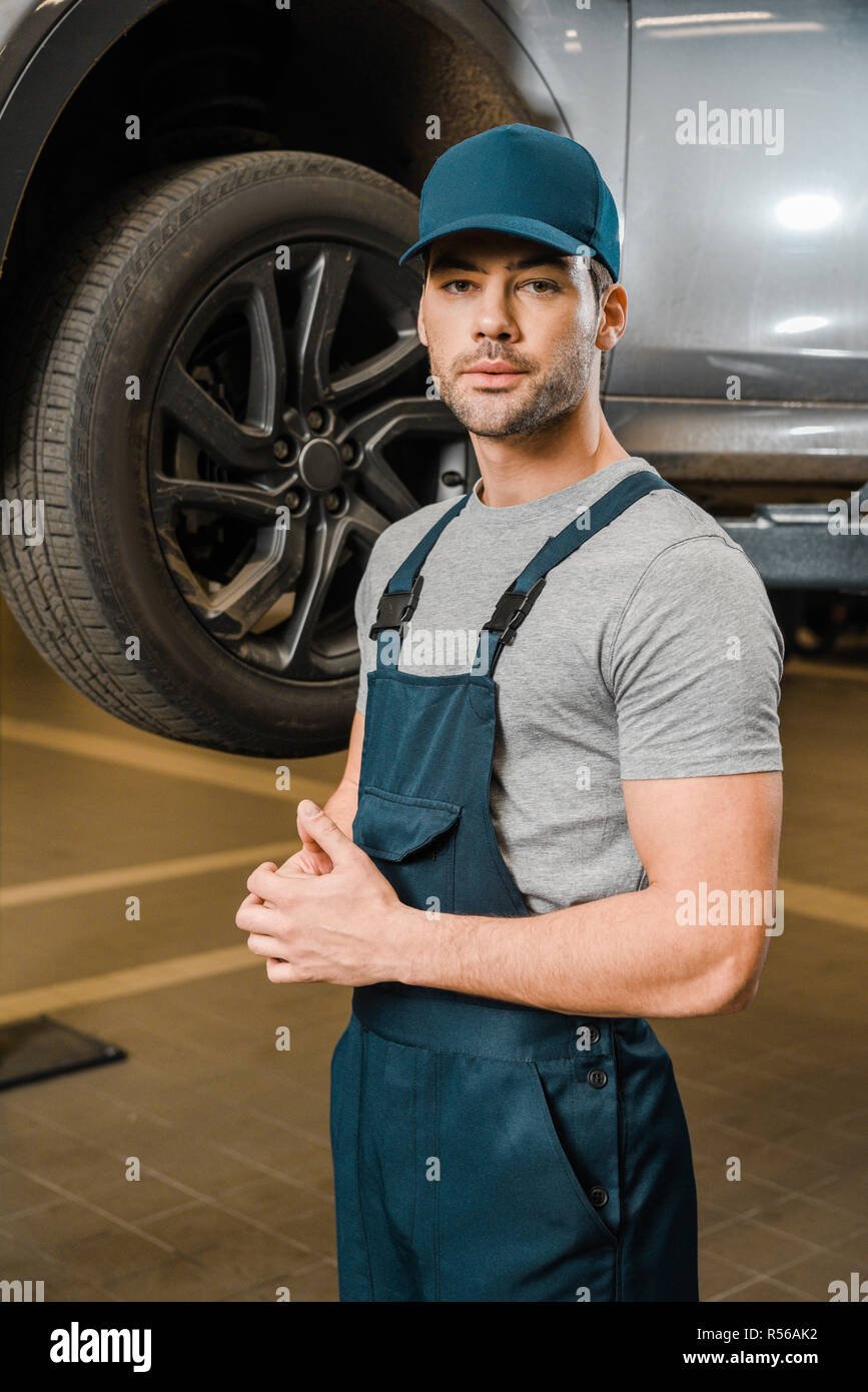 Handsome mechanic