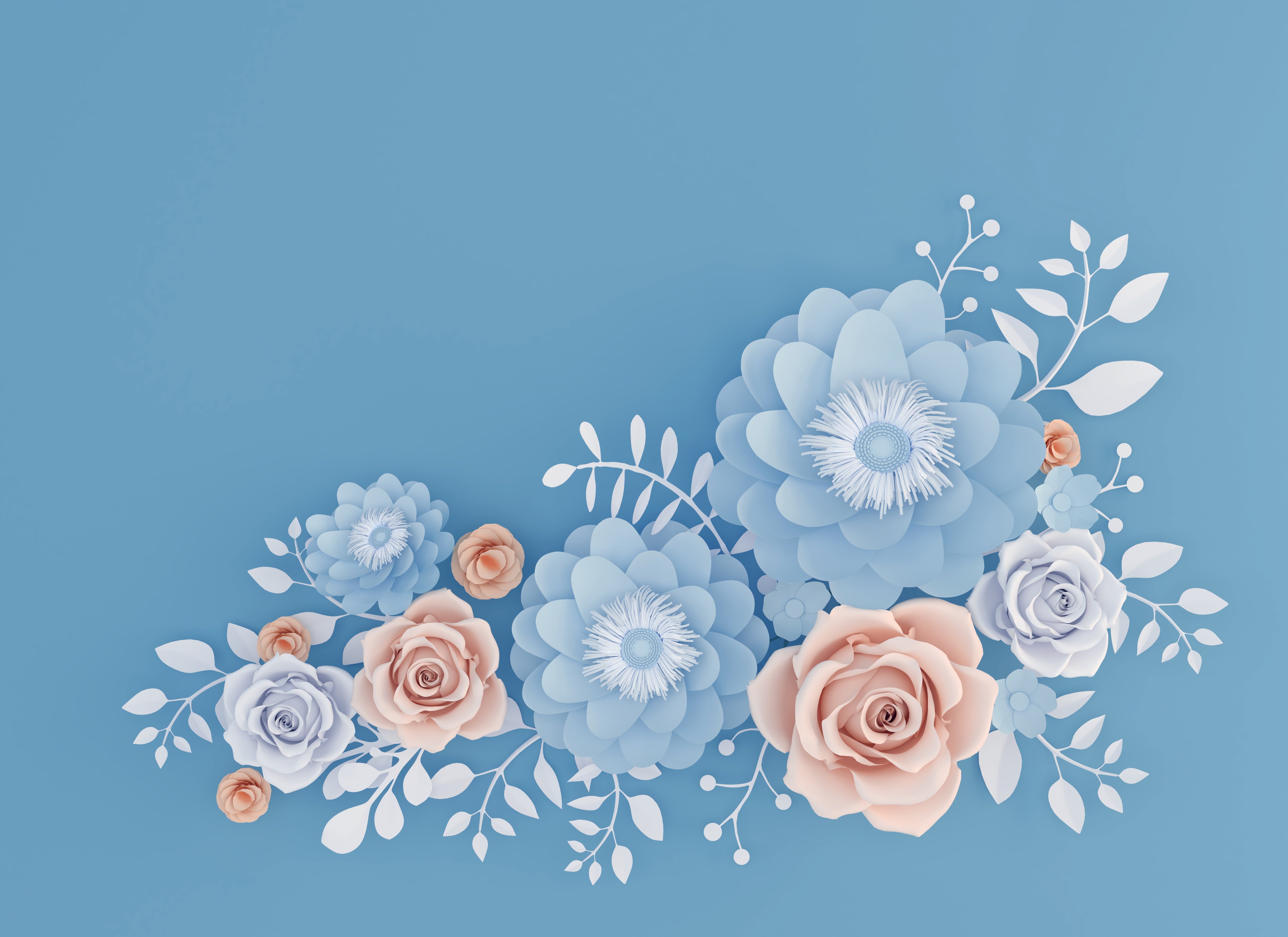 20 Shades of Serenity Blue Wallpaper Ideas : Floral & Star Y2K Wallpaper I  Take You, Wedding Readings, Wedding Ideas, Wedding Dresses