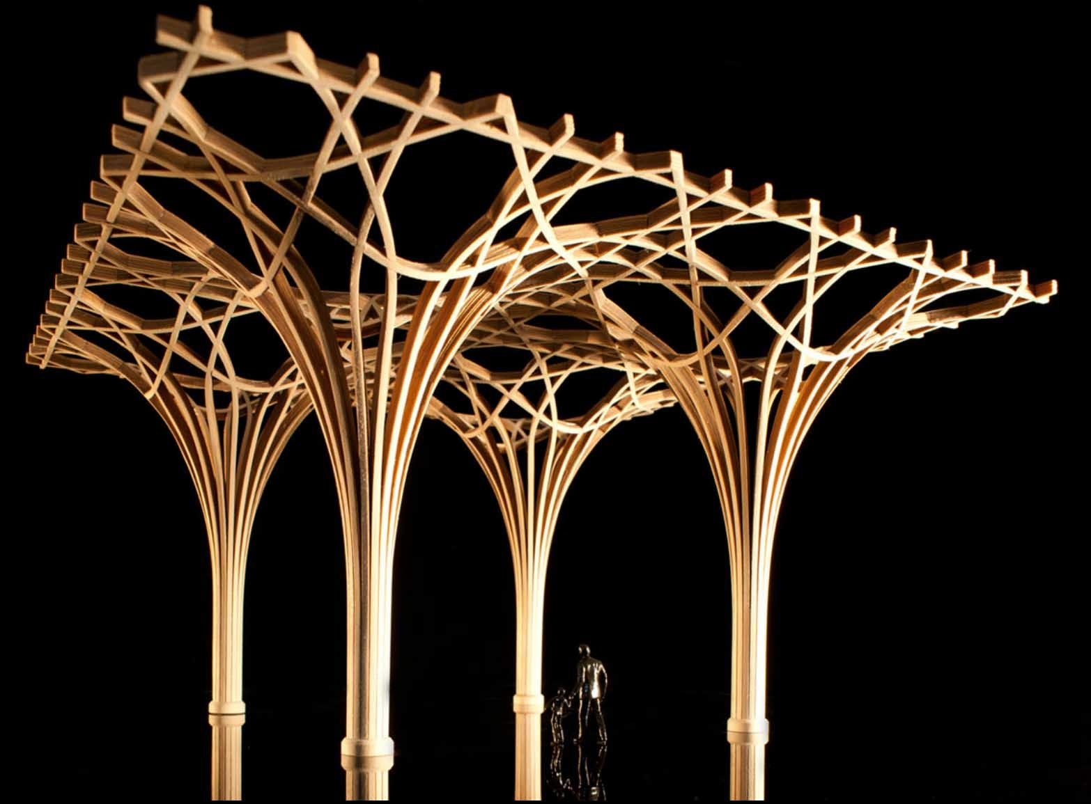 Пергалы. Nine Bridges Шигеру бан. Цветы на колонне. Modern Structural Pavilion Plan. Модель деревянной остановки 3ddd.