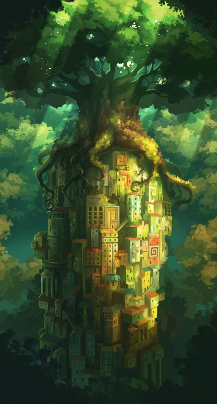 A giant tree fantasy