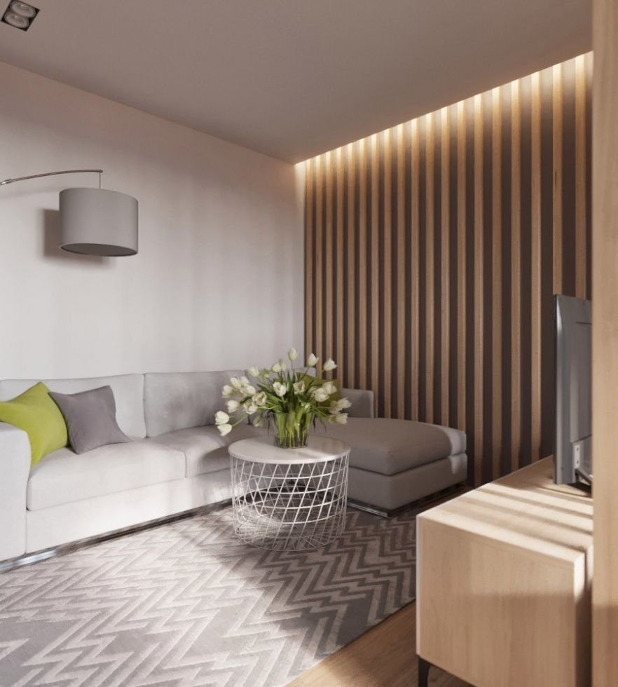 Living room partition design