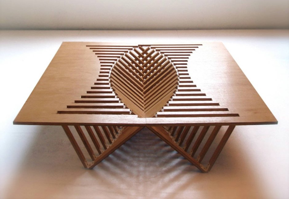 Plywood table