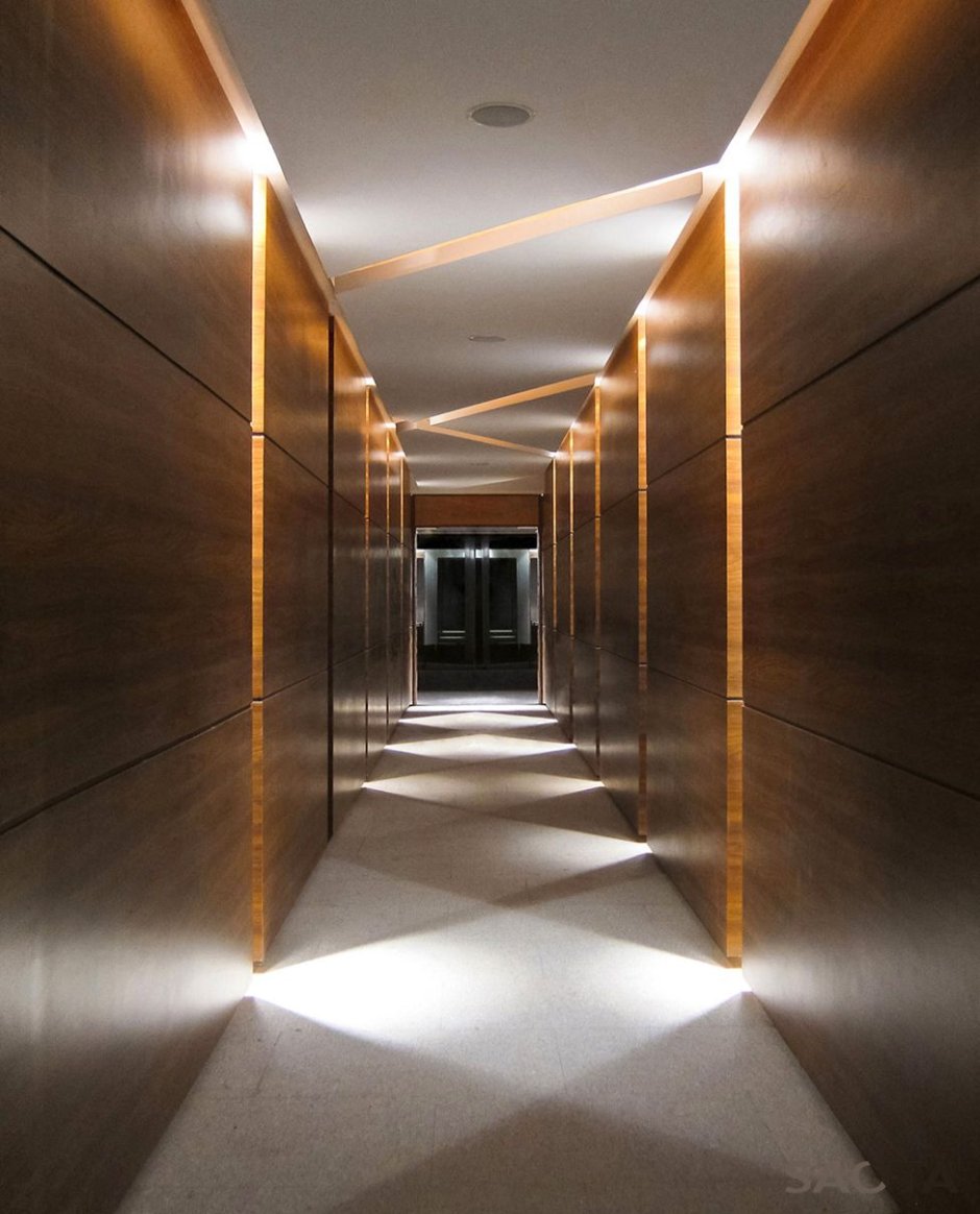 Lights in the corridor