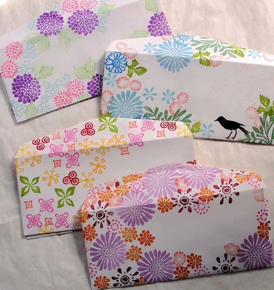 Decorated paper card