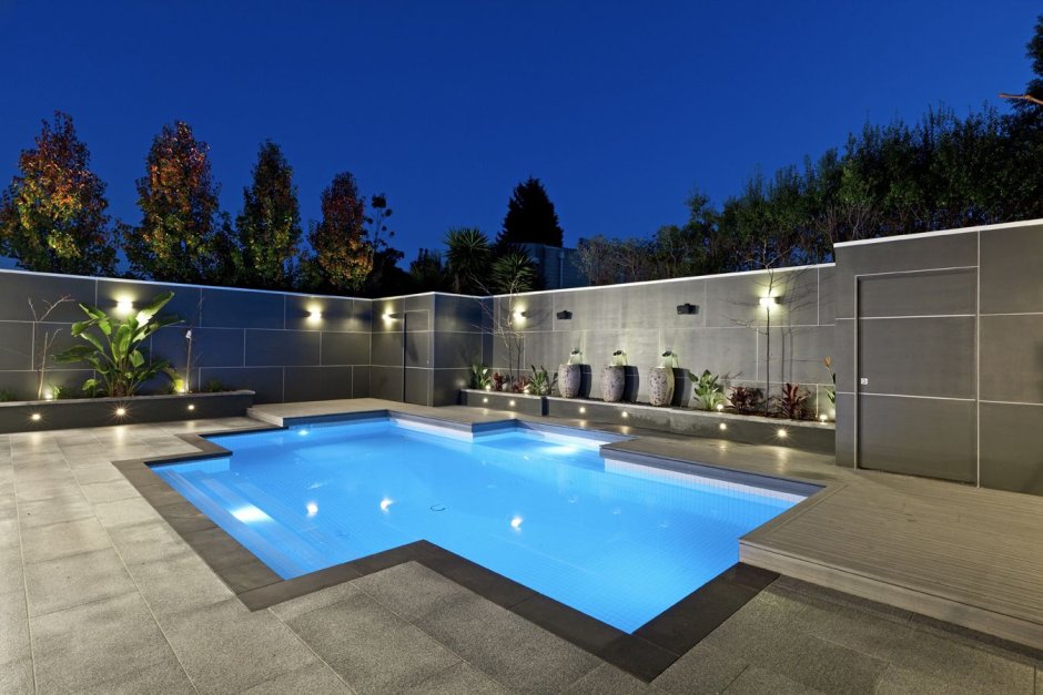 Swimming pool in house