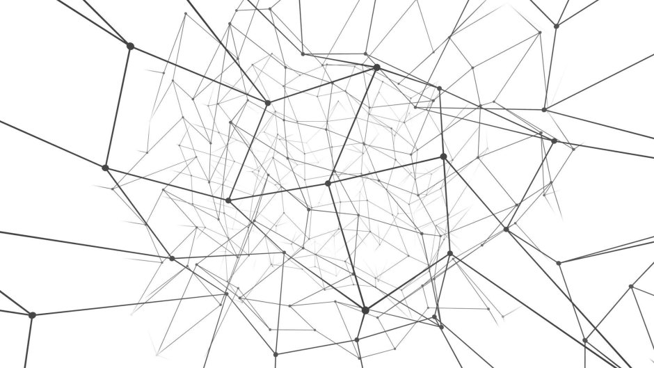 Abstract polygon line