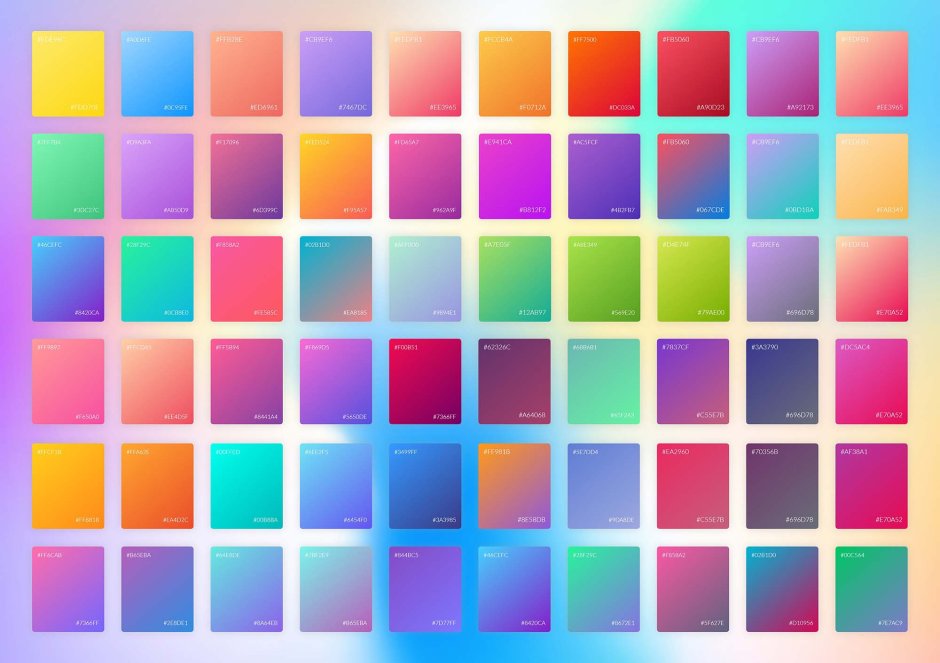 Trend gradient color