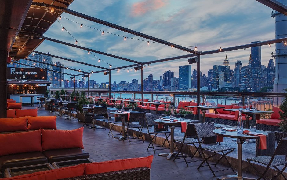 Rooftop bar and restaurant