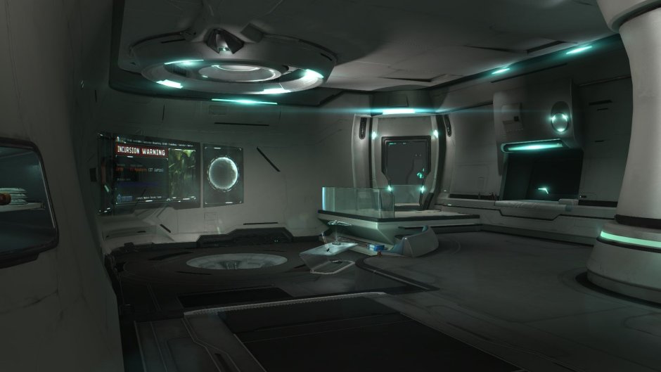 Spaceship sleeping quarters