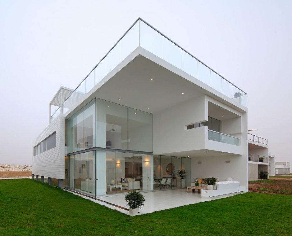 White villa design