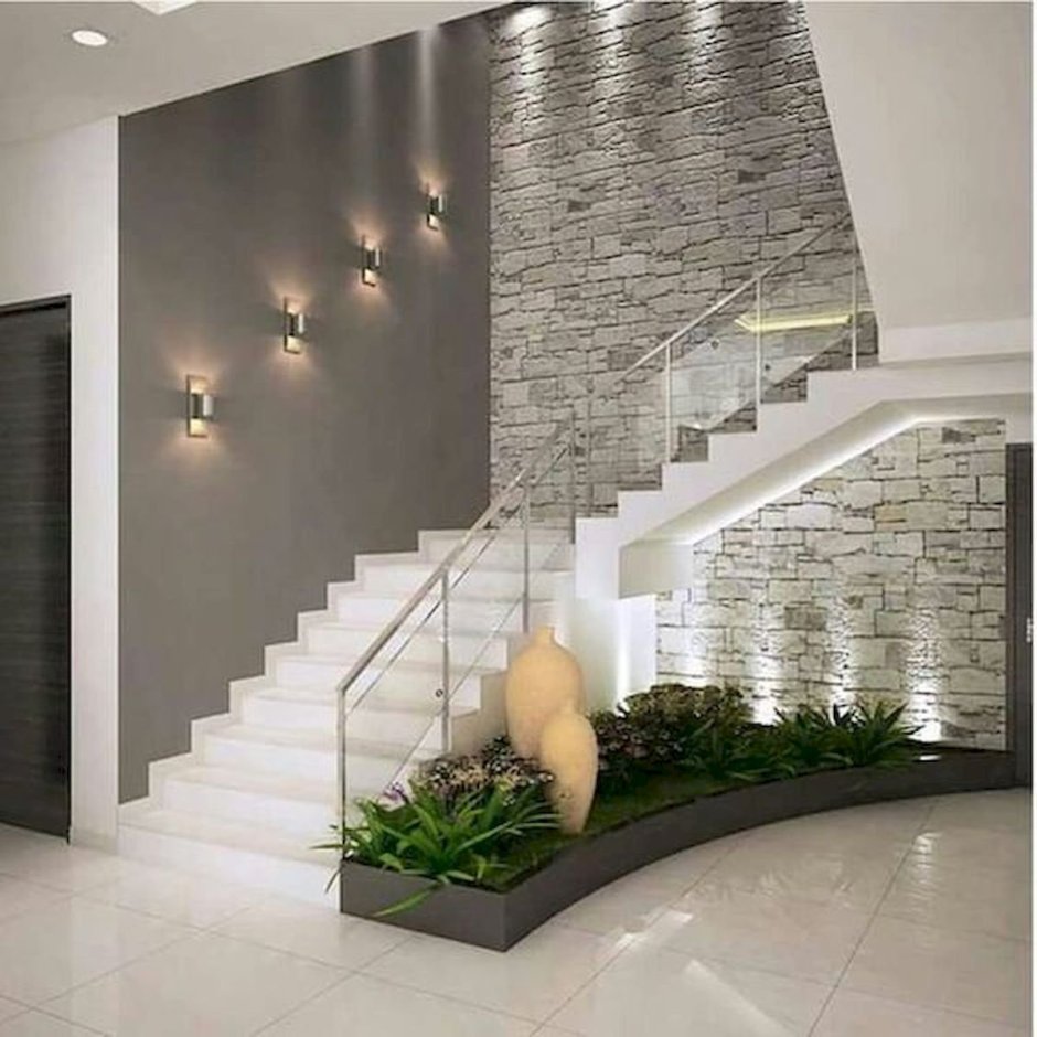 Stair interior wall