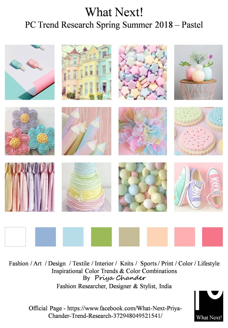 Pastel easter colors