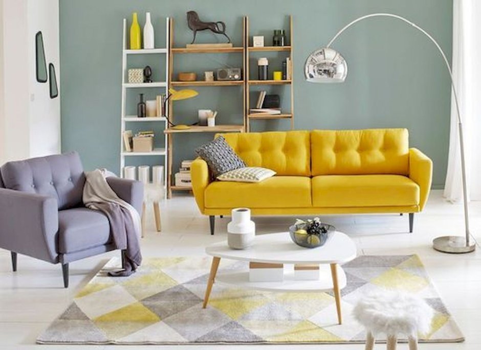 Furniture yellow color