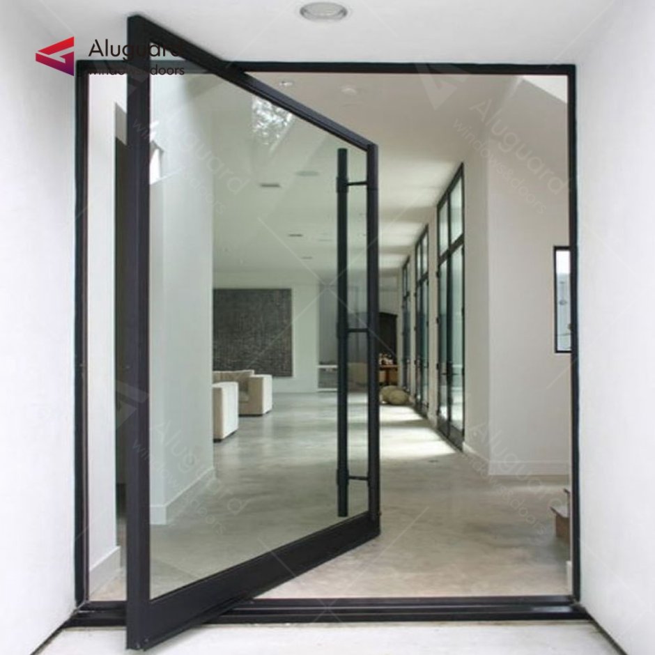 Aluminium glass door