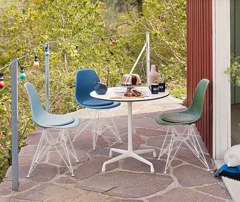 Outdoor tables and chairs