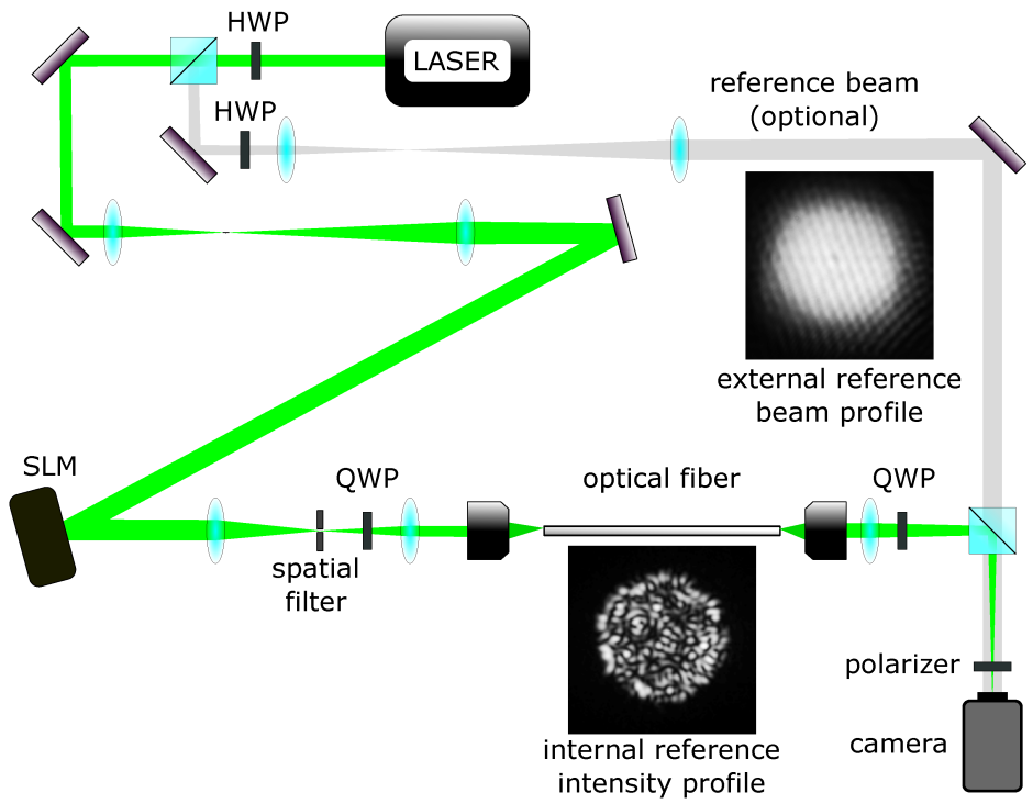 Optical fiber laser light