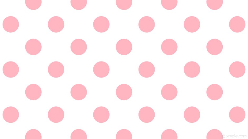 White polka dots