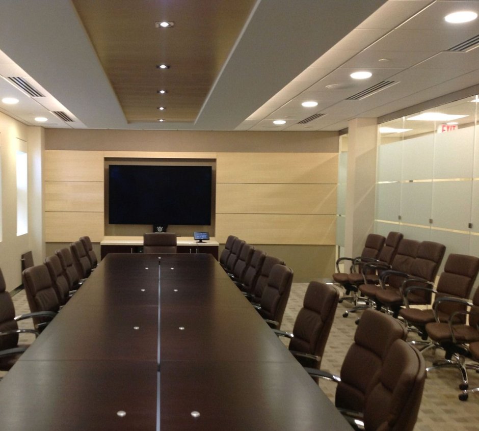 Audio visual conference room