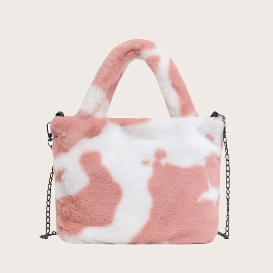 Fluffy purse