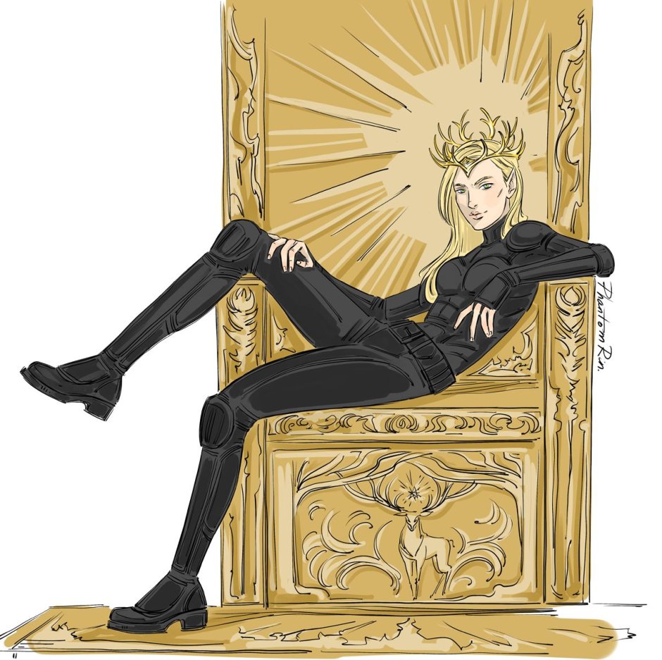 Fantasy throne
