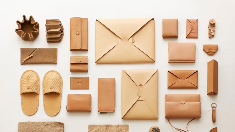 Leather goods wood