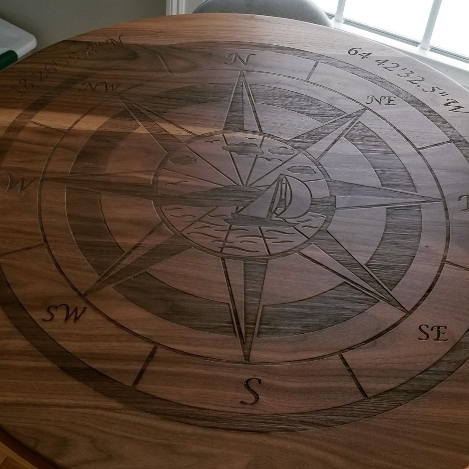 Engraving table