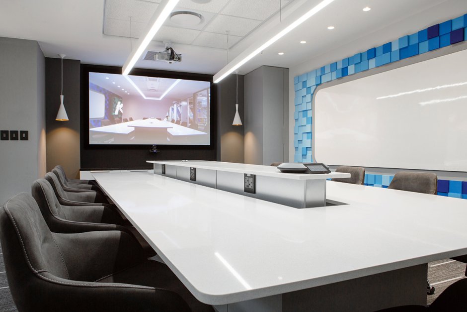 Projector in conference room