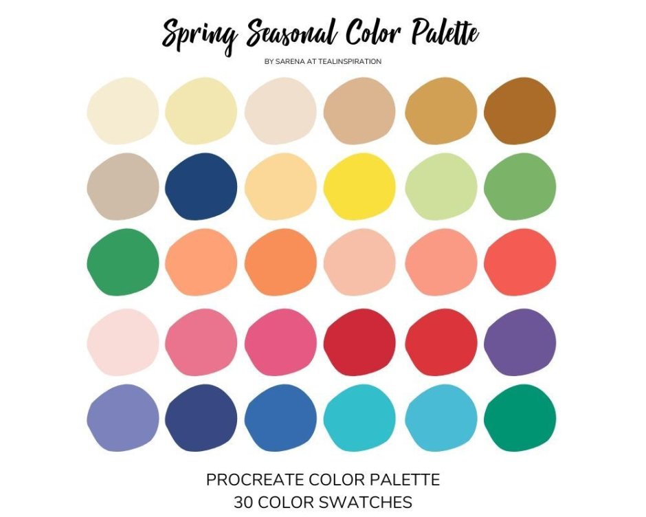 Spring summer color palette - 79 photo