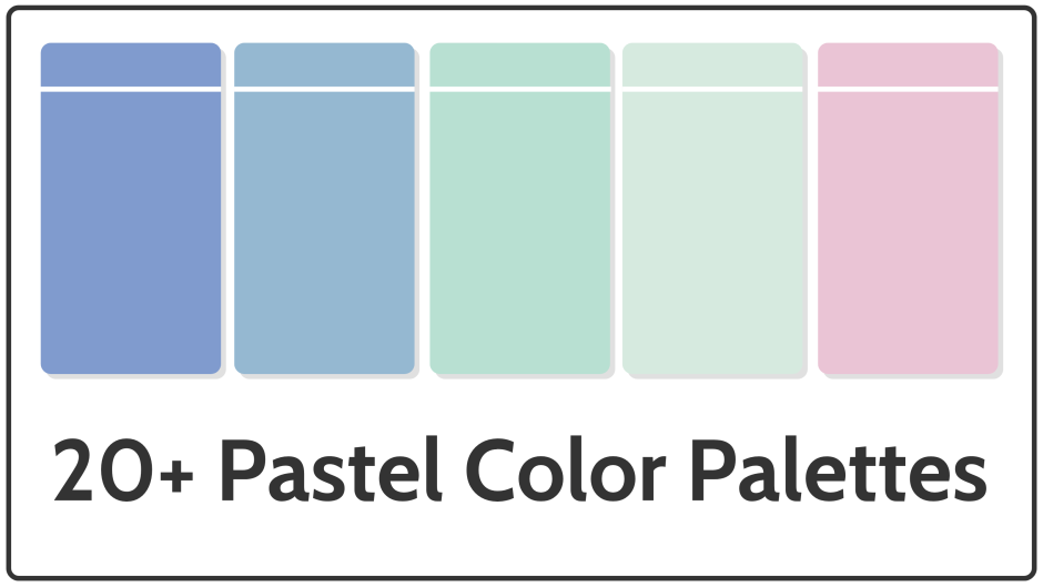 Pastel colors matching