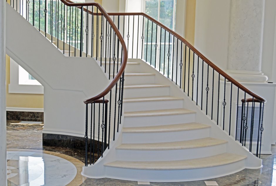 Curved stairs