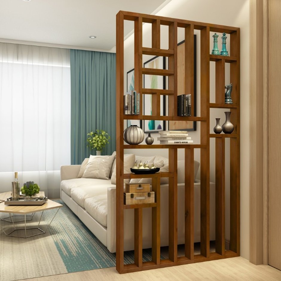 Wood wall partition