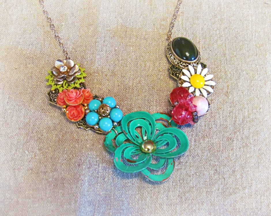 Handmade vintage necklace