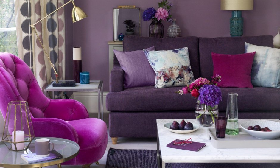 Room purple color