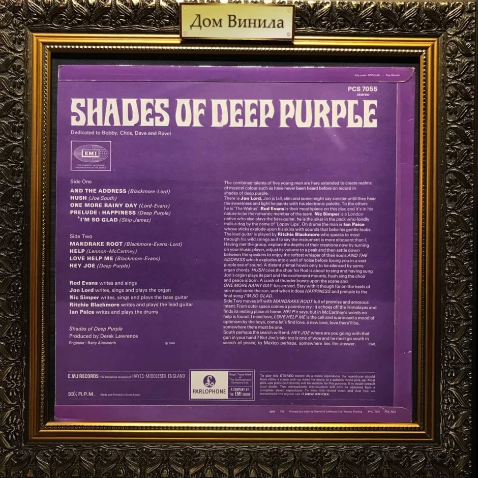 Deep purple color