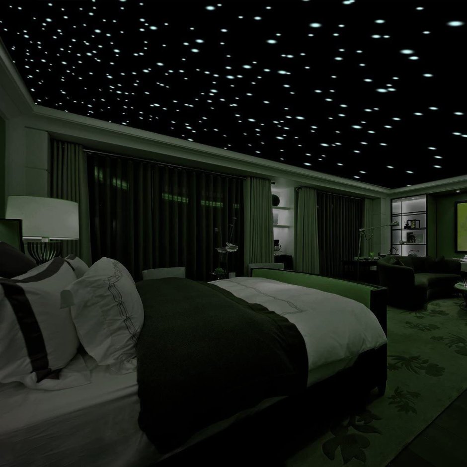 Bedroom starry night