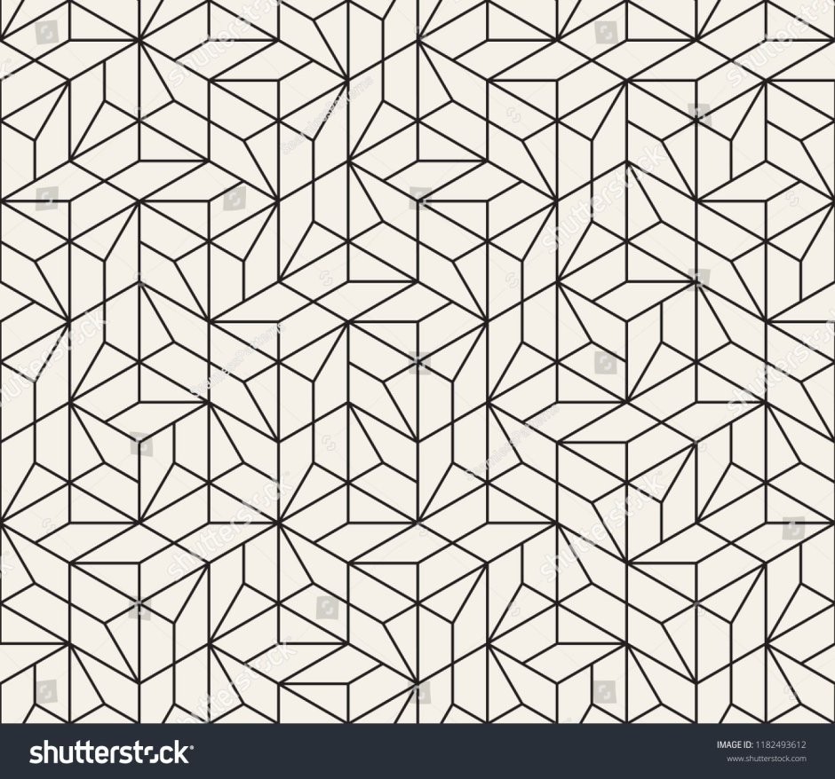 Repeating geometric pattern