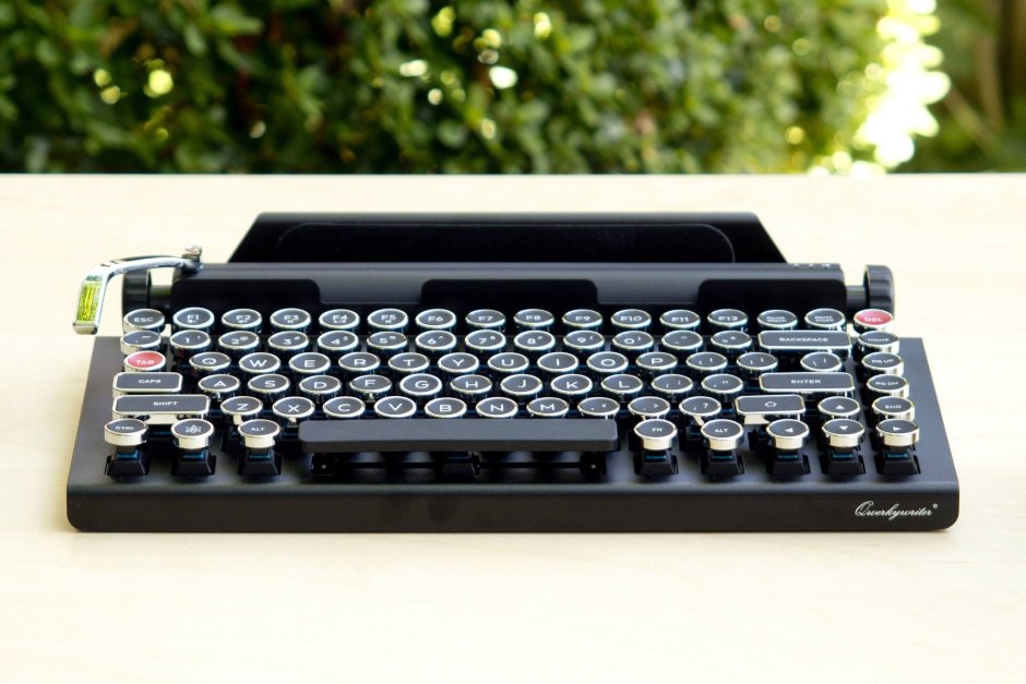 Retro typewriter keyboard