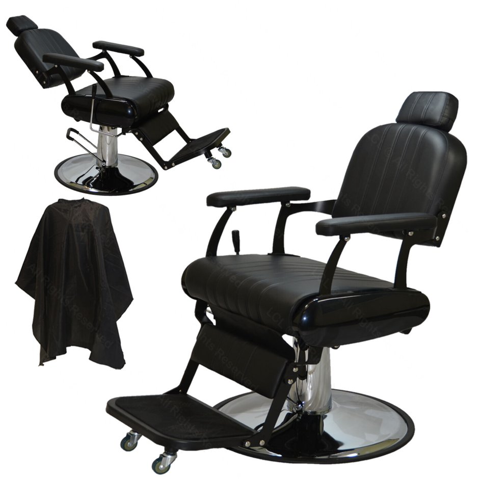 Reclining salon chair