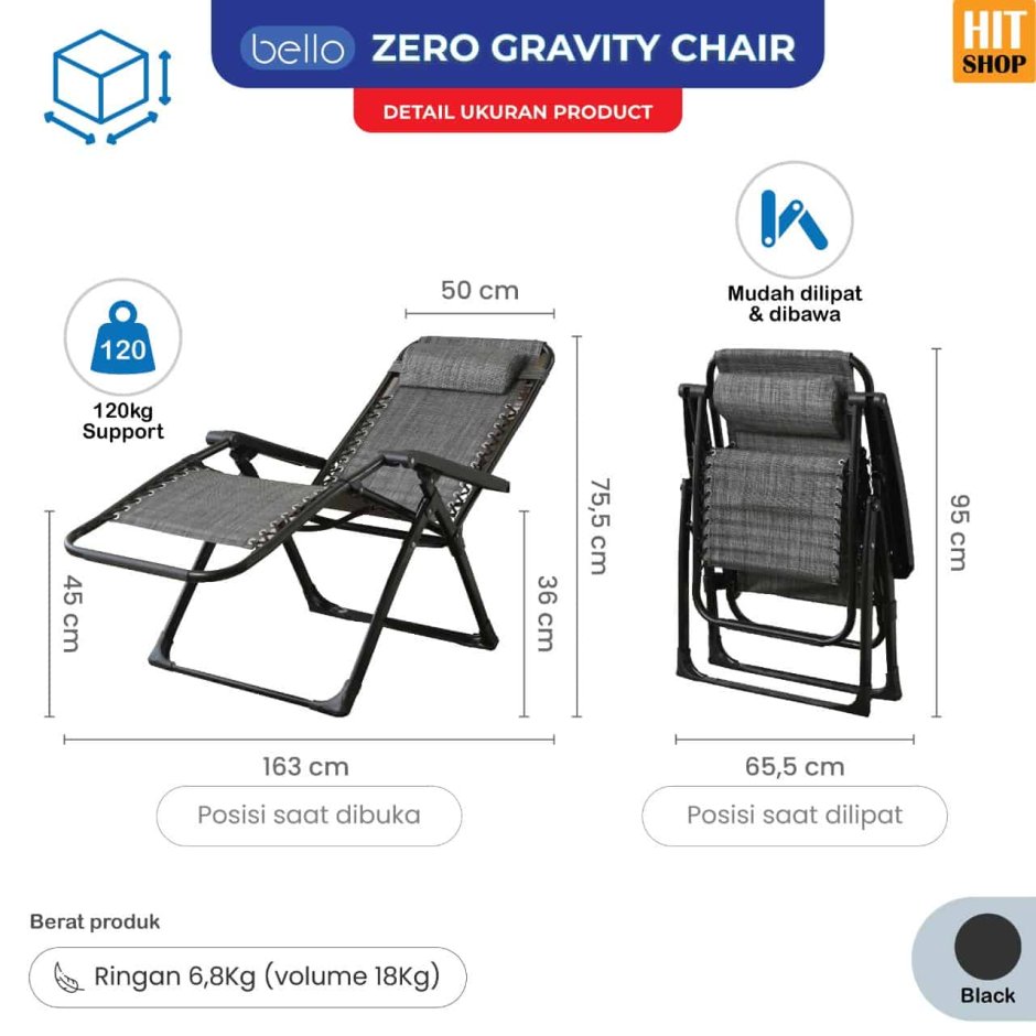 Zero gravity chair