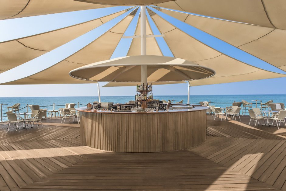 Luxury beach bar