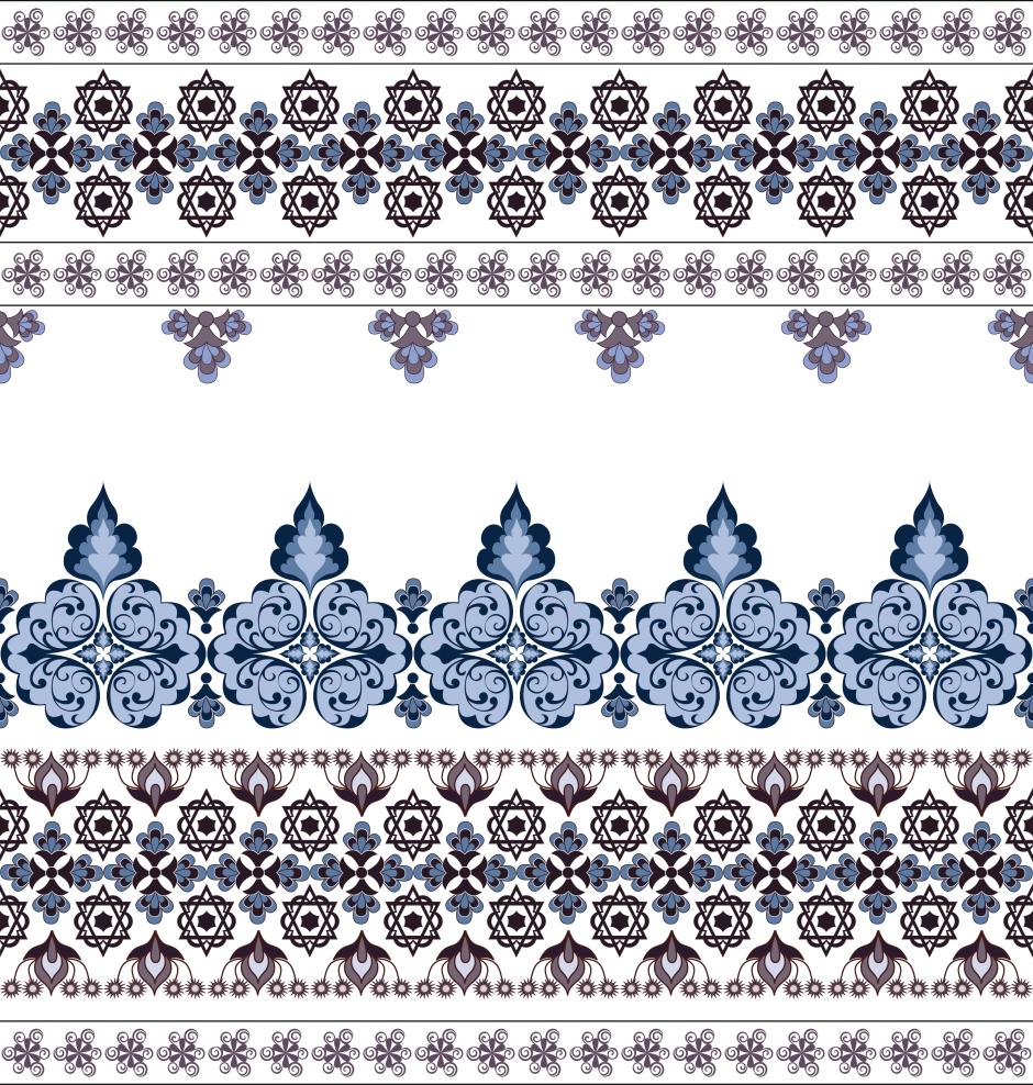 Lace border pattern