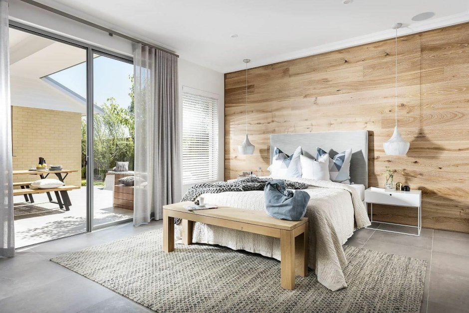 Simplest wood bedroom