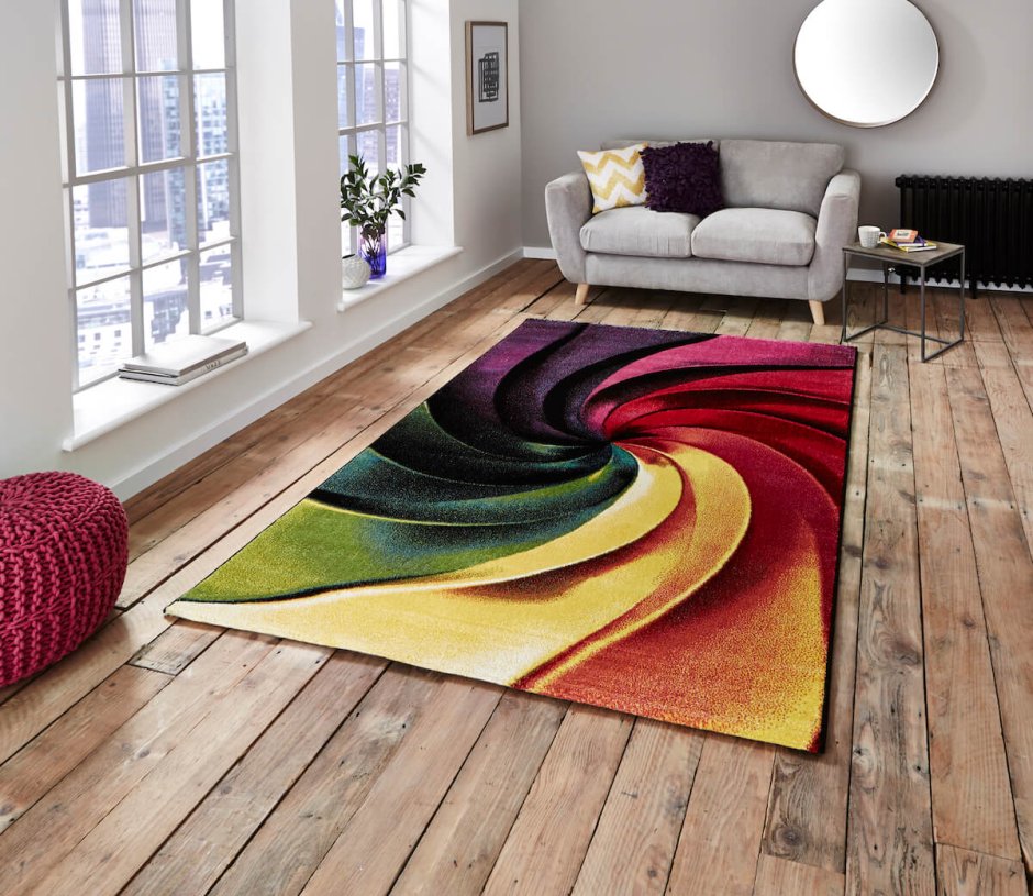 Colorful rug carpet