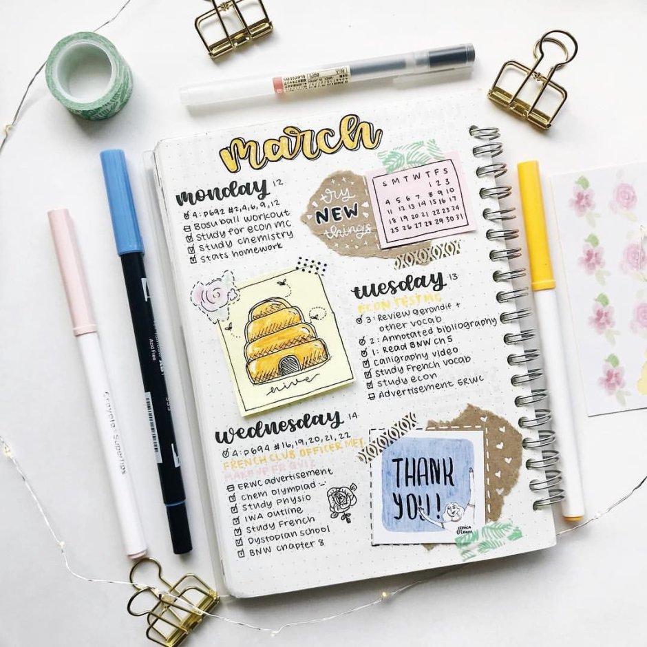 Planner diary
