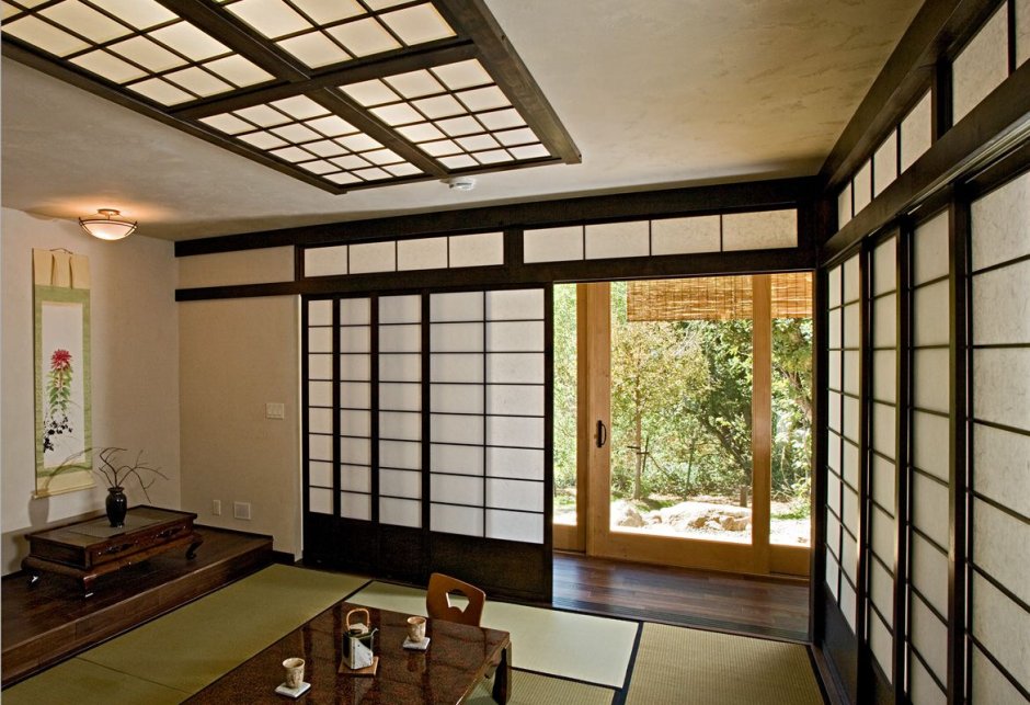 Japanese style wall