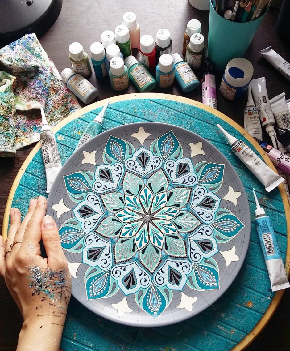 Painting plate