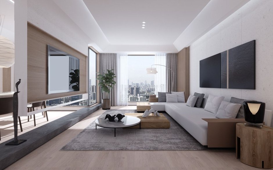 Modern elegant living room